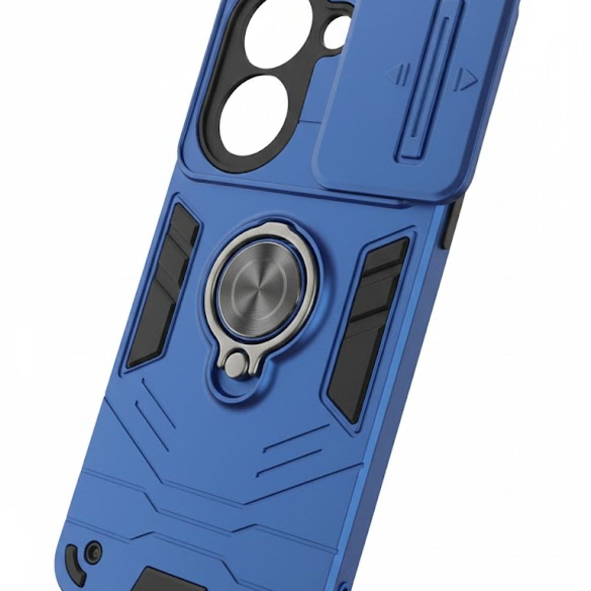 GENERICO - CARCASA PARA XIAOMI REDMI A5 ANILLO CUBRE CAMARA COLOR AZUL