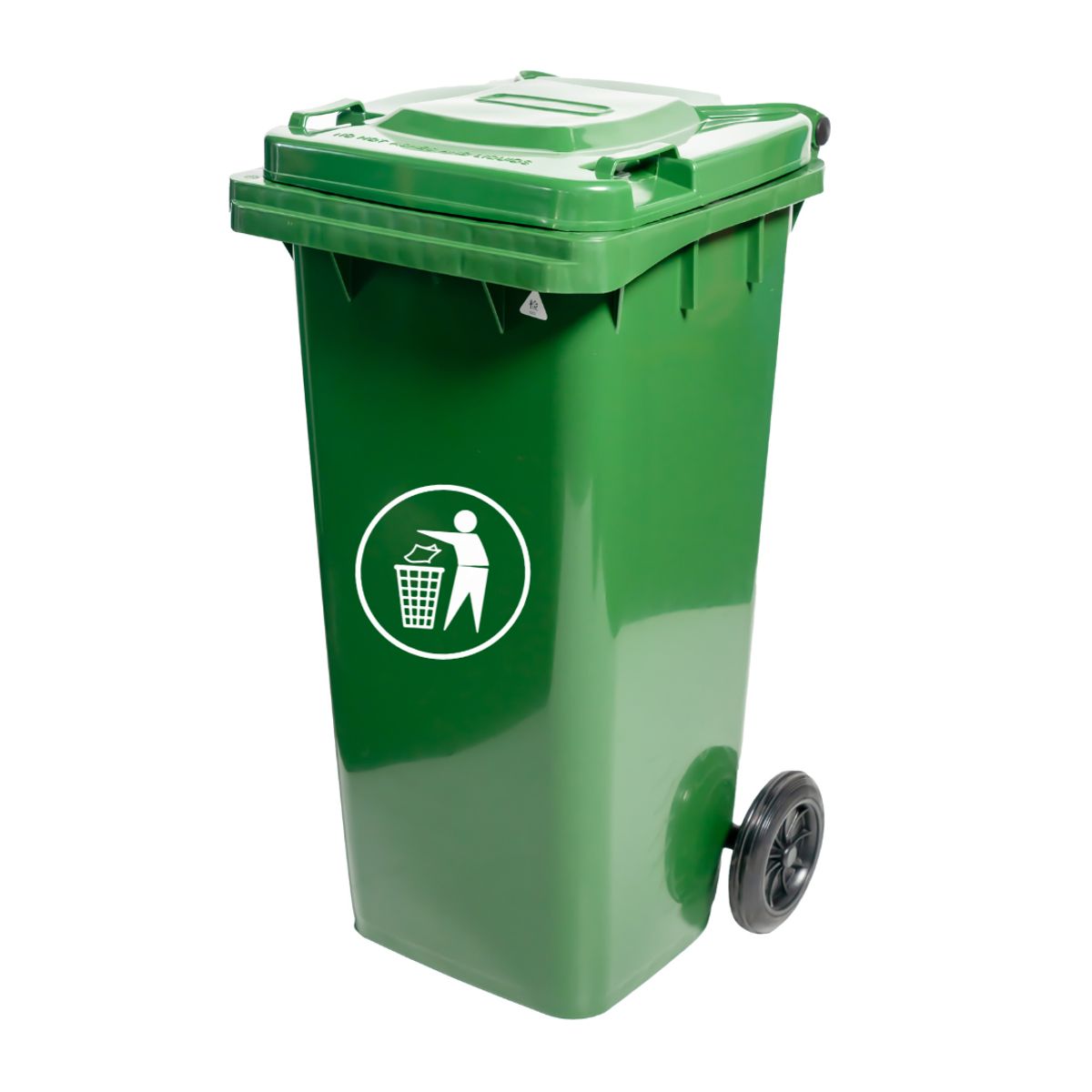 ALDAY - Basurero 120L con ruedas