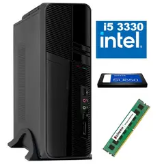 INTEL - COMPUTADOR i5 3330 8GB RAM DDR3 500GB SSD GABINETE SLIM 500W