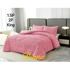 GENERICO - Cobertor Cubrecama de Invierno Plush con Chiporro 1,5 plazas Trenzado