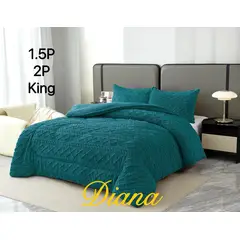GENERICO - Cobertor Cubrecama de Invierno Plush con Chiporro 1,5 plazas Trenzado