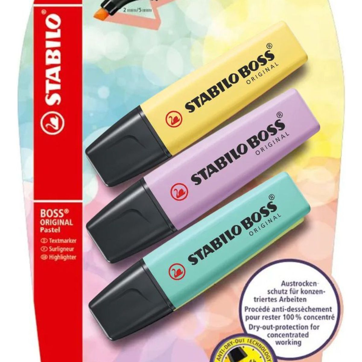 STABILO - Set 3 Destacadores Stabilo Boss Original Pastel Pack 1