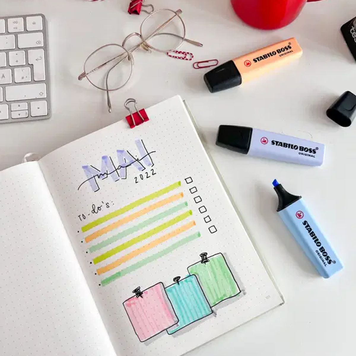 STABILO - Set 3 Destacadores Stabilo Boss Original Pastel Pack 1