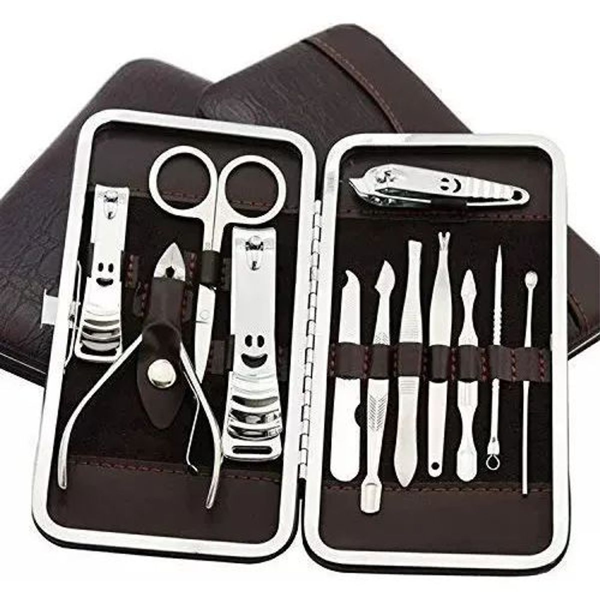 GENERICO - Set De 12 Herramientas Para Manicure - Dama Uñas - Belleza