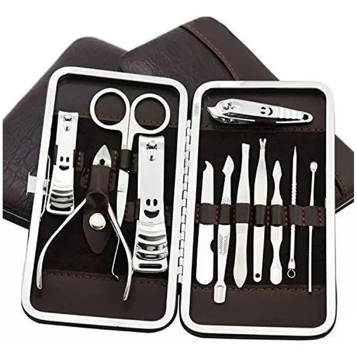 GENERICO - Set De 12 Herramientas Para Manicure - Dama Uñas - Belleza