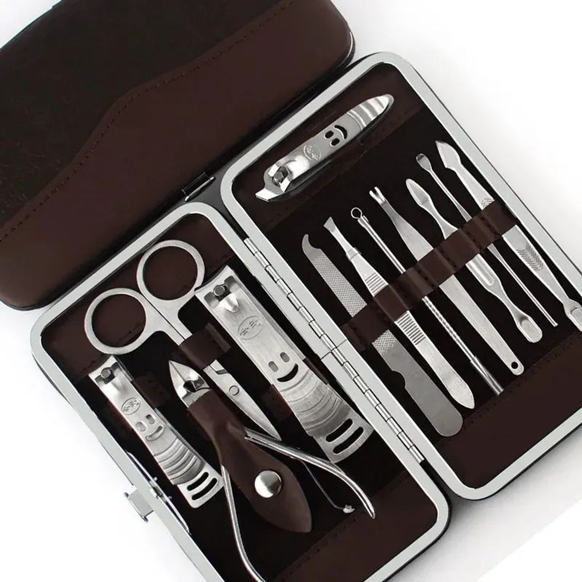 GENERICO - Set De 12 Herramientas Para Manicure - Dama Uñas - Belleza