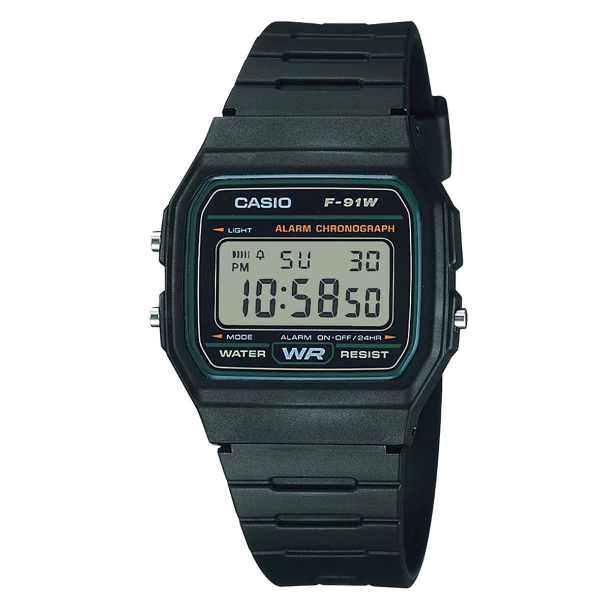 CASIO - RELOJ CASIO F-91W-3DG NEGRO HOMBRE
