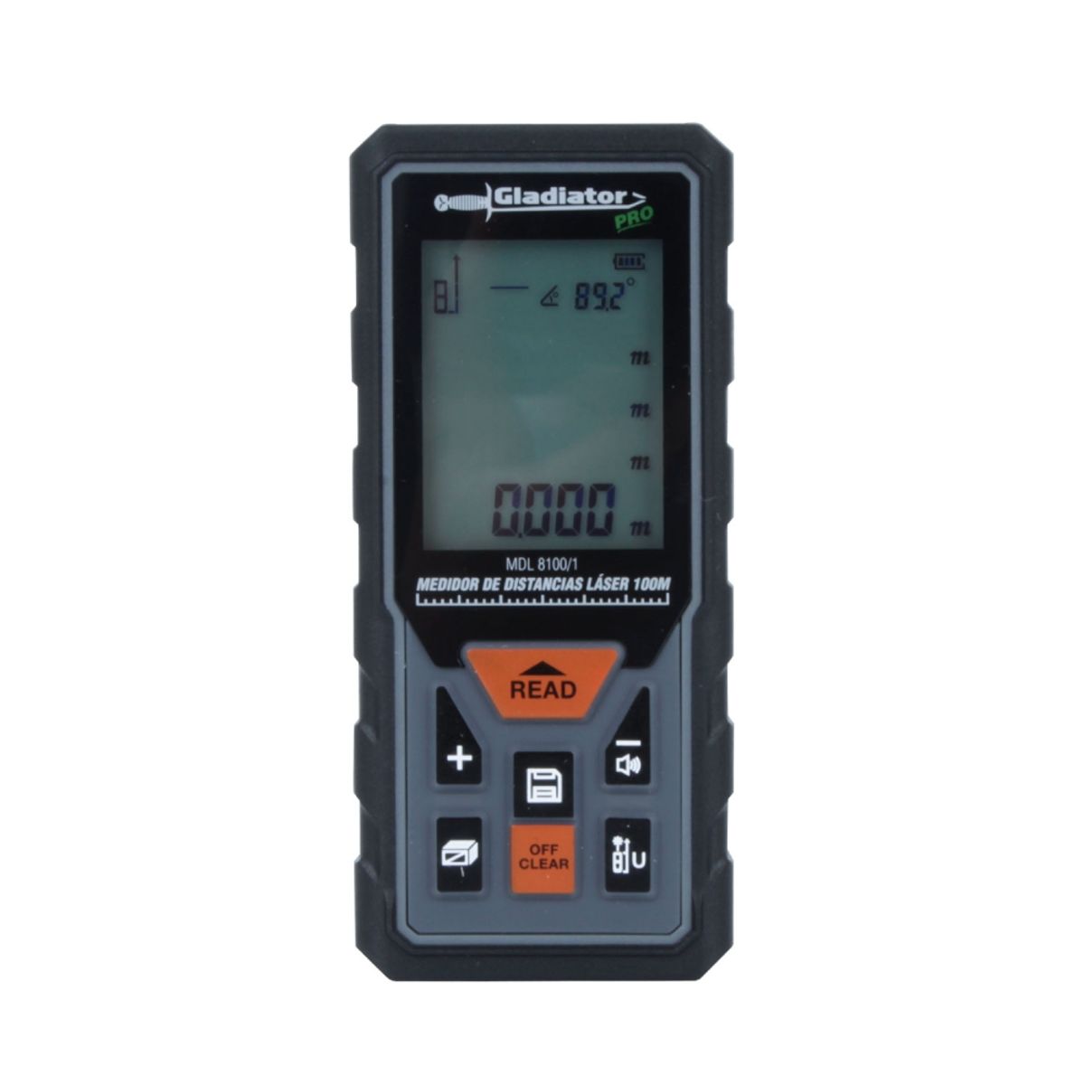 GLADIATOR - MEDIDOR DISTANCIA LASER 100 mt MDL 8100/1