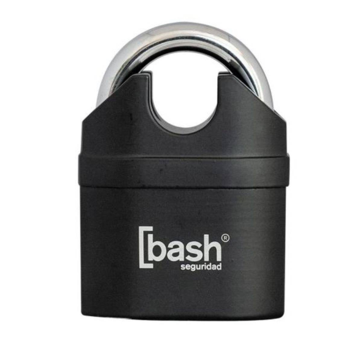 BASH - CANDADO CON ALARMA COMERCIAL NEGRO BASH