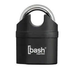 BASH - CANDADO CON ALARMA COMERCIAL NEGRO