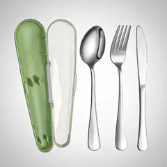 KEEP - Set De Cubiertos Cubiertos Portatiles Cubiertos Viaje