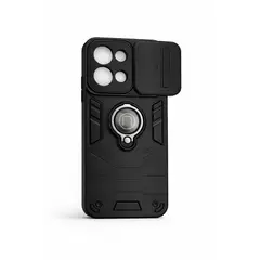 GENERICO - CARCASA PARA XIAOMI REDMI 15C ANILLO CUBRE CAMARA COLOR NEGRO