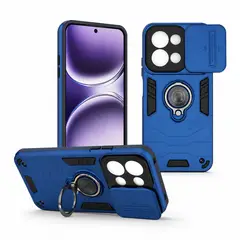 GENERICO - CARCASA PARA XIAOMI REDMI 15C 4G ANILLO CUBRE CAMARA COLOR AZUL