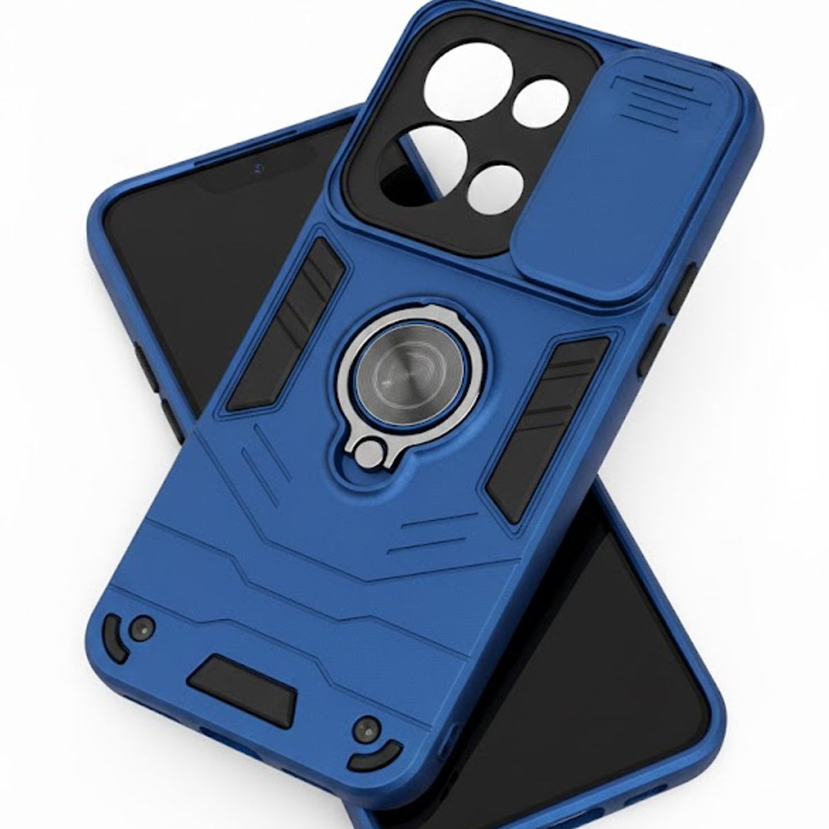 GENERICO - CARCASA PARA XIAOMI REDMI 15C 4G ANILLO CUBRE CAMARA COLOR AUL