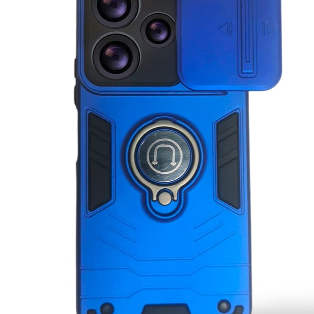 GENERICO - CARCASA PARA XIAOMI REDMI 13X ANILLO CUBRE CAMARA COLOR AZUL