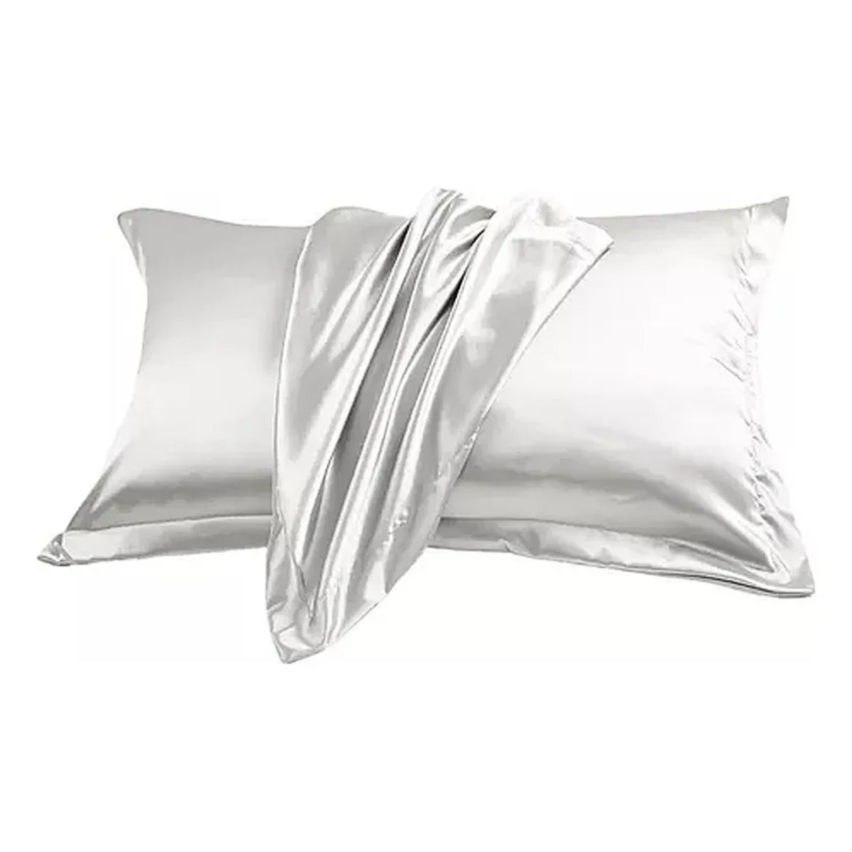 OKAY - Funda Almohada Satin Tipo Seda Set X2 Unidades 76cm  50cm