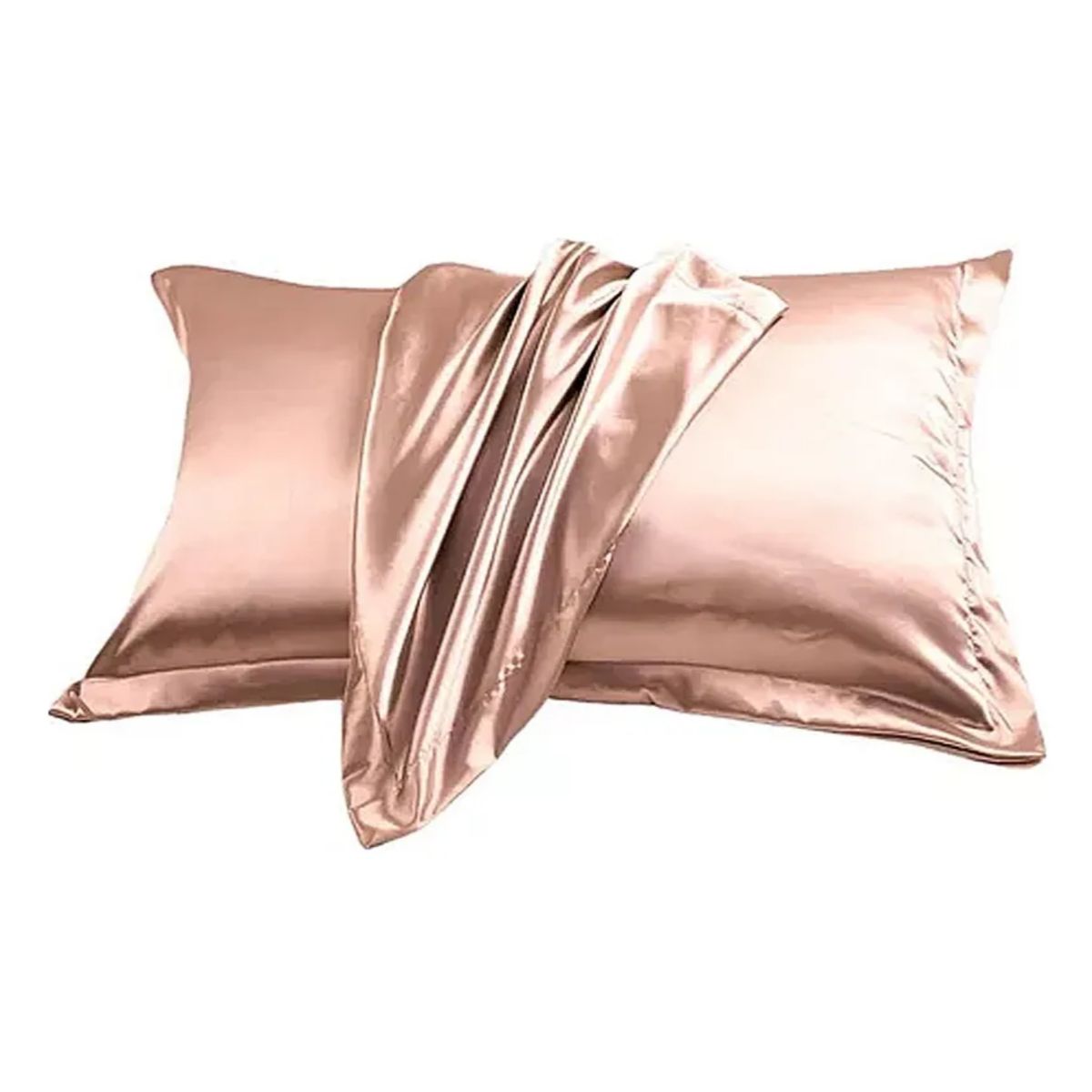 OKAY - Funda Almohada Satin Tipo Seda Set X2 Unidades 76cm x 50cm