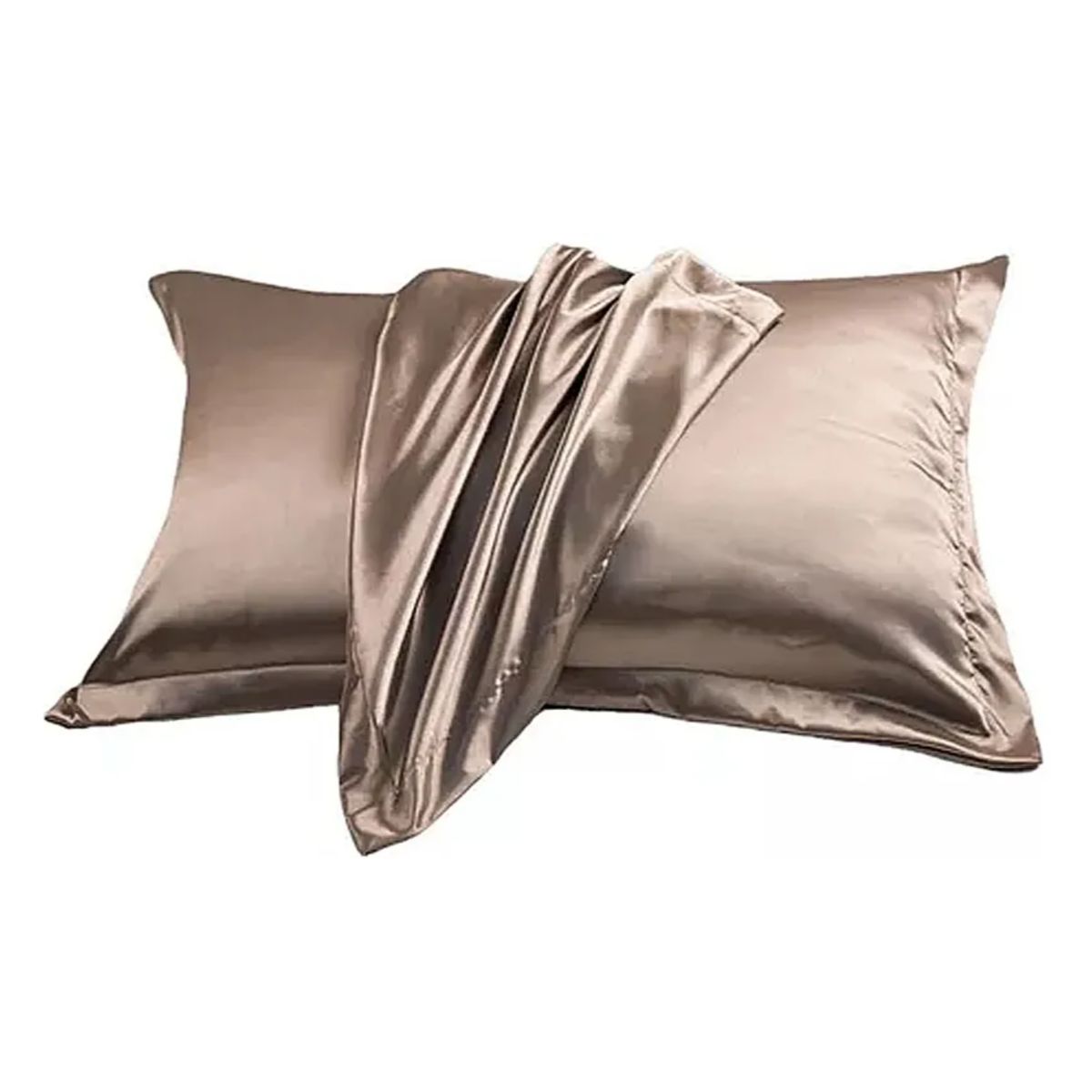 OKAY - Funda Almohada Satin Tipo Seda Set X2 Unidades 76cm  50cm