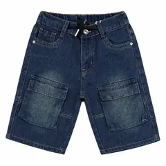 KIBOU - Short Cargo Niño Con Bolsillos Laterales Cómodo
