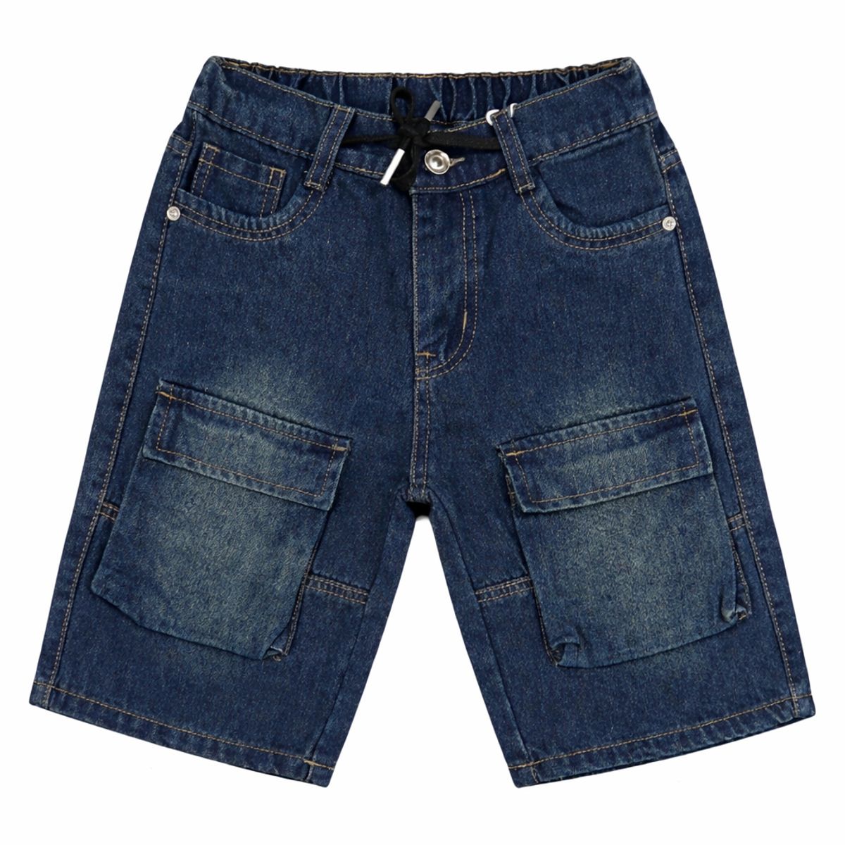 KIBOU - Short Cargo Niño Con Bolsillos Laterales Cómodo