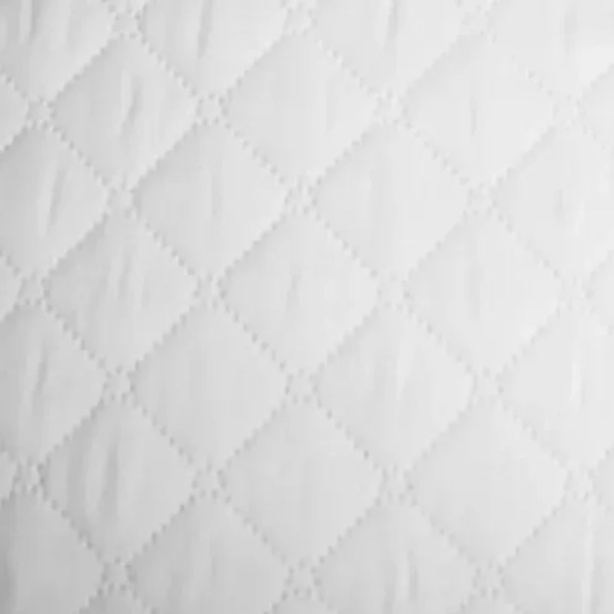 OKAY - Cubre Colchón King 180x200+35 No Impermeable Blanco Liso King
