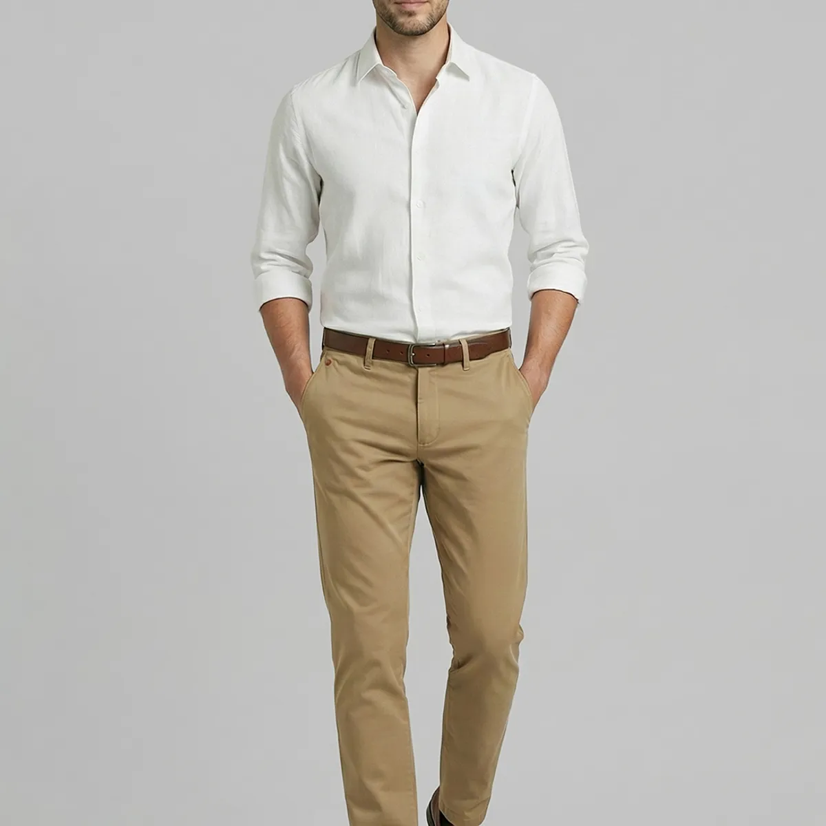 FEROUCH - Pantalón Lowell Khaki Ferouch