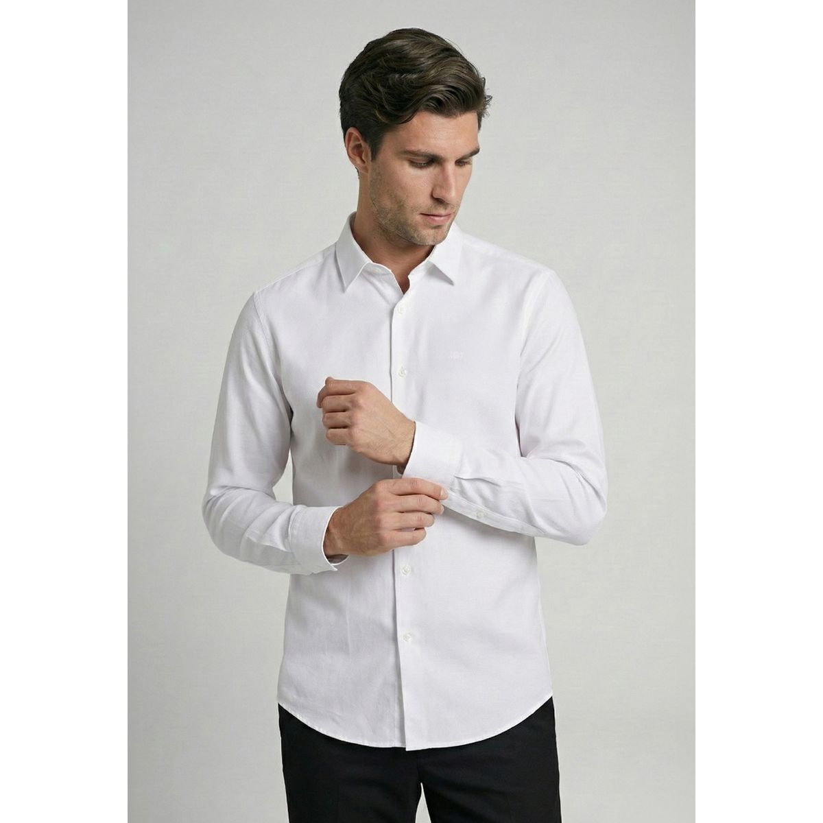 NEW MAN - Camisa Aidem White New Man