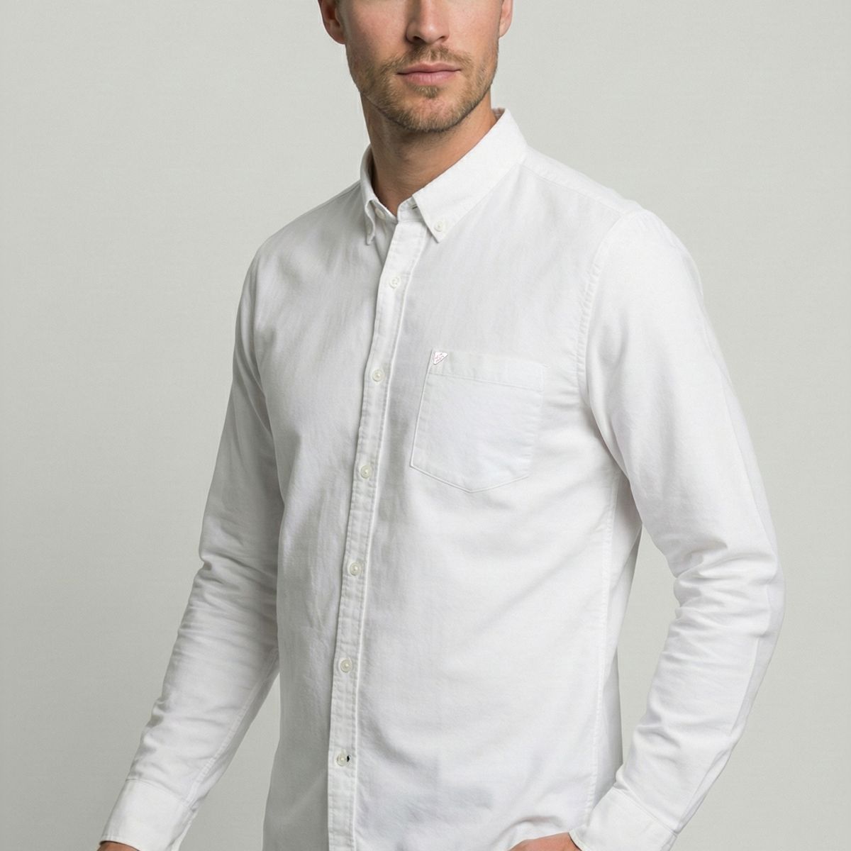 NEW MAN - Camisa Exeter White New Man