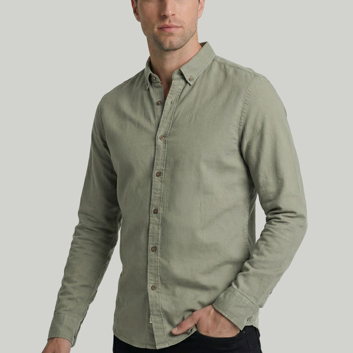 NEW MAN - Camisa Ely Sage New Man