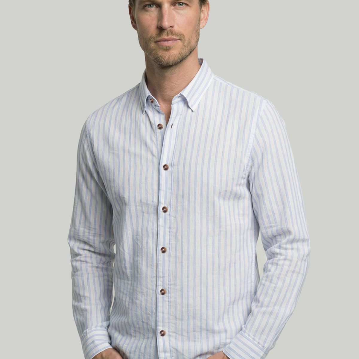 NEW MAN - Camisa Amsterdam Sky New Man