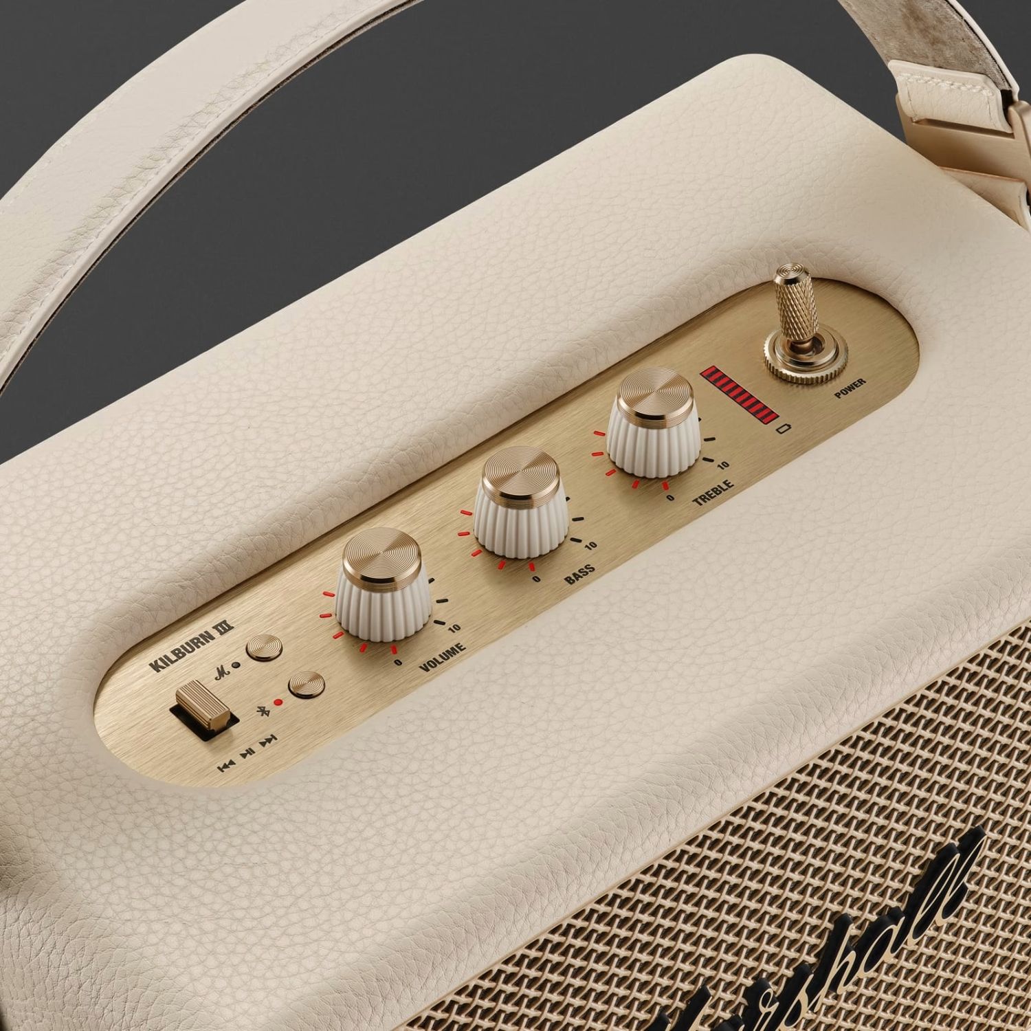 MARSHALL Parlante Bluetooth Portátil Marshall Kilburn III Crema
