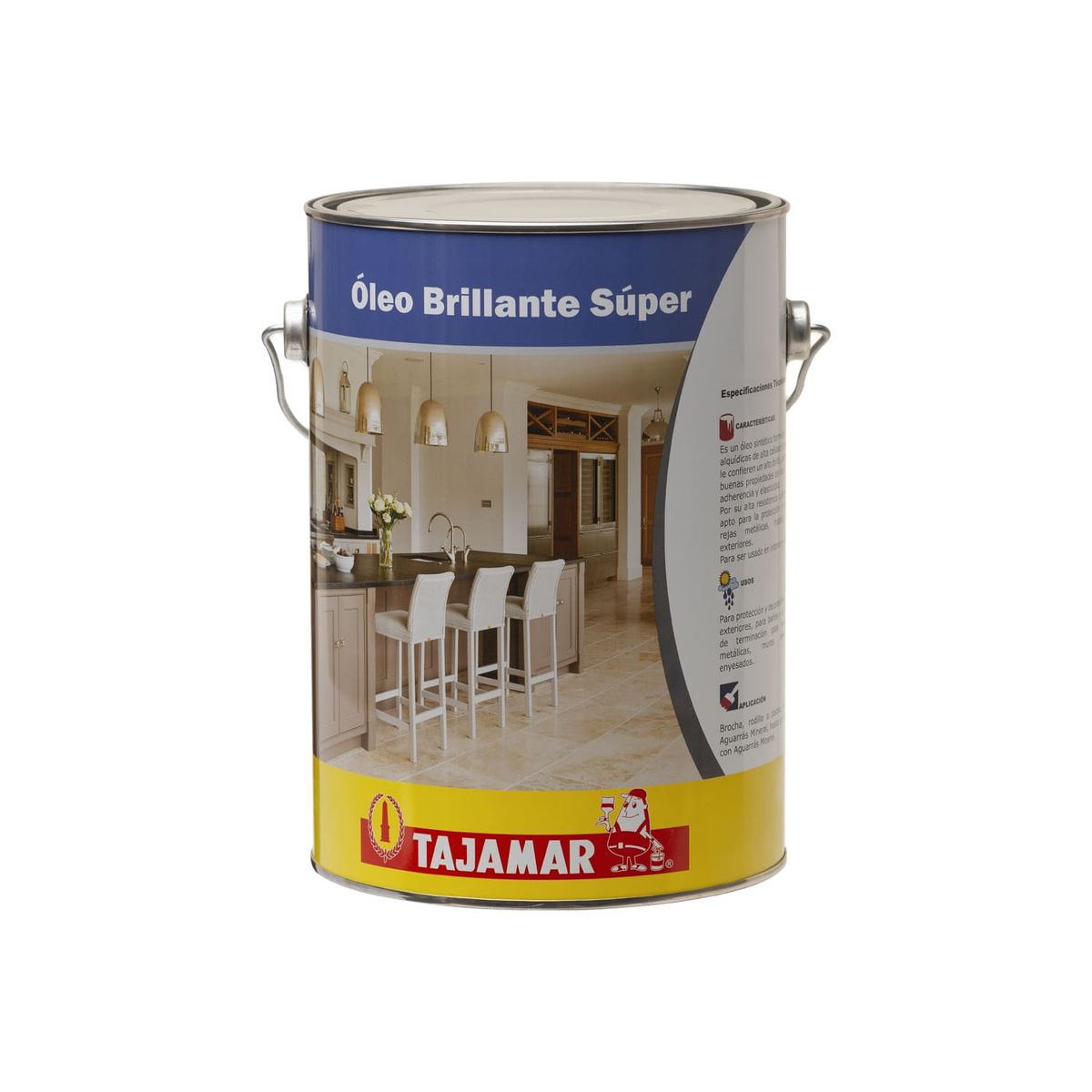 TAJAMAR - Óleo Brillante Super Blanco Tajamar Galón