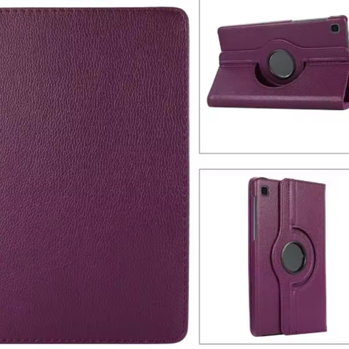GENERICO - Carcasa Funda Giratoria Para Tablet Samsung A9 Plus 11 X210 Morado