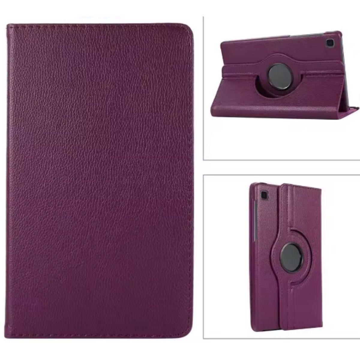 GENERICO - Carcasa Funda Giratoria Para Tablet Samsung A9 Plus 11 X210 Morado