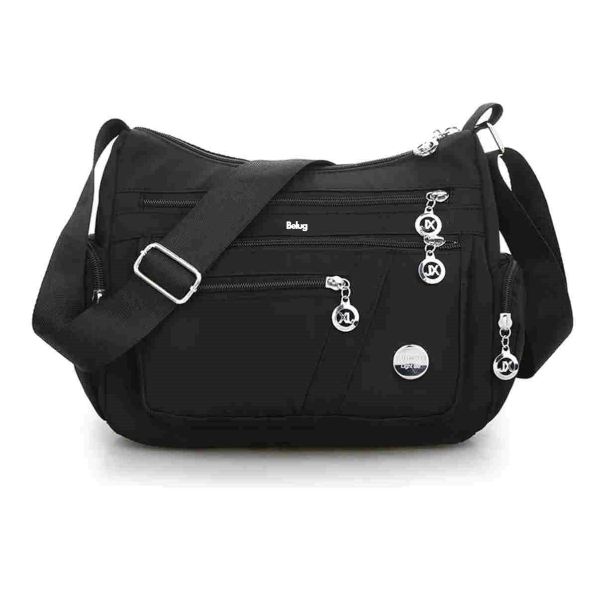 GENERICO - Bolsa Para Mujer De Hombro Impermeable Antirrobo NEGRO BELUG