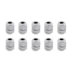 SOLIOT - Prensa Estopa Pg21 Ip68 (13-18mm) Blanco 10 Unidades