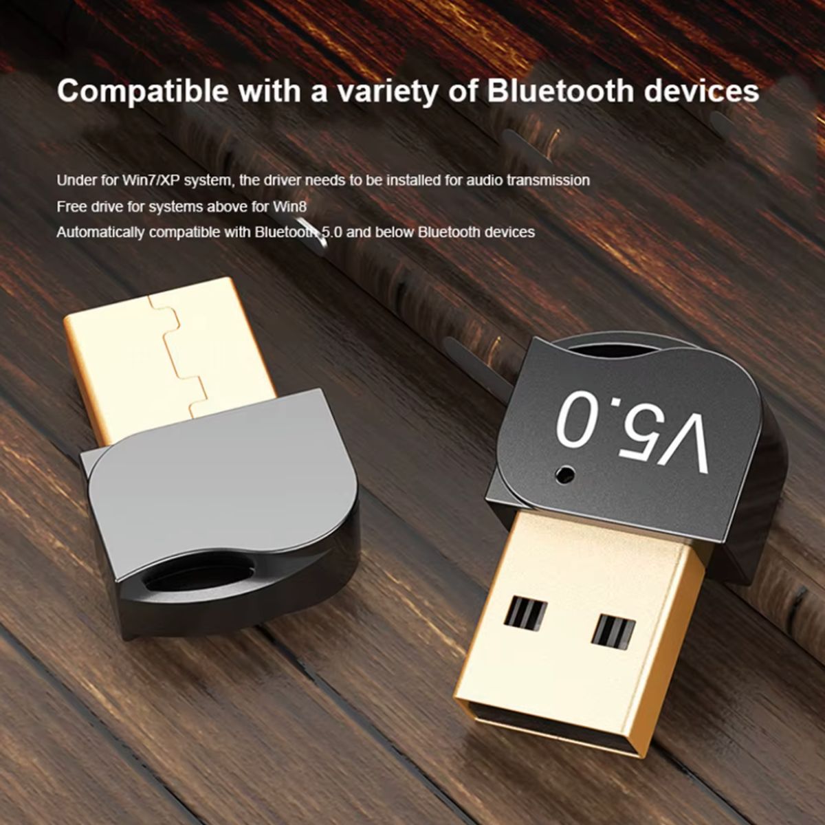 Adaptador Bluetooth USB 5.0 para PC y Notebook, marca GENERICO - Foto 2
