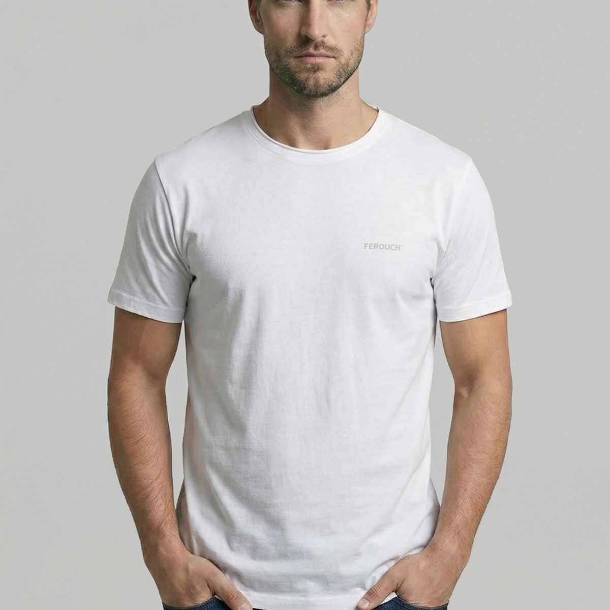 FEROUCH - Polera Chicago White Ferouch