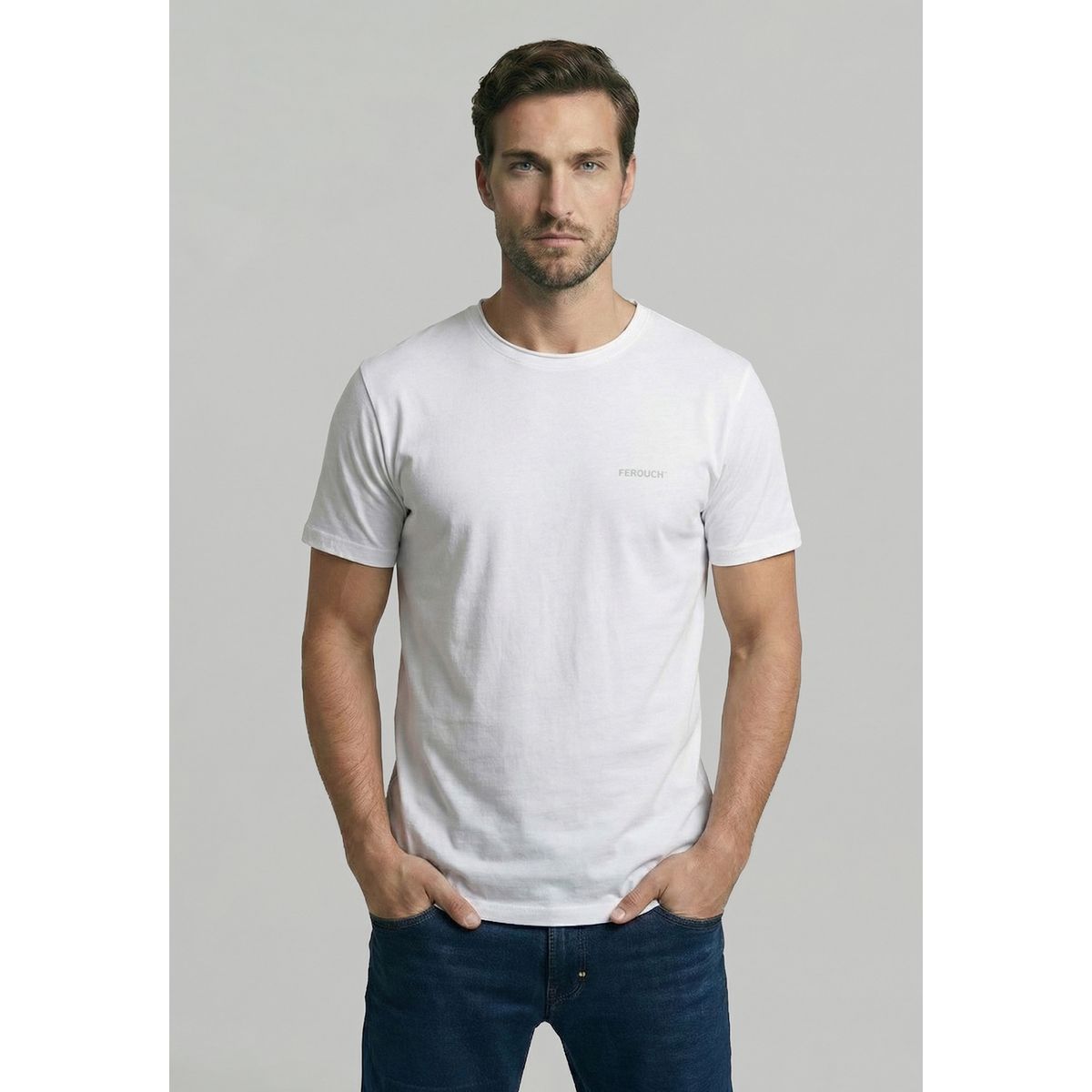 FEROUCH - Polera Chicago White Ferouch