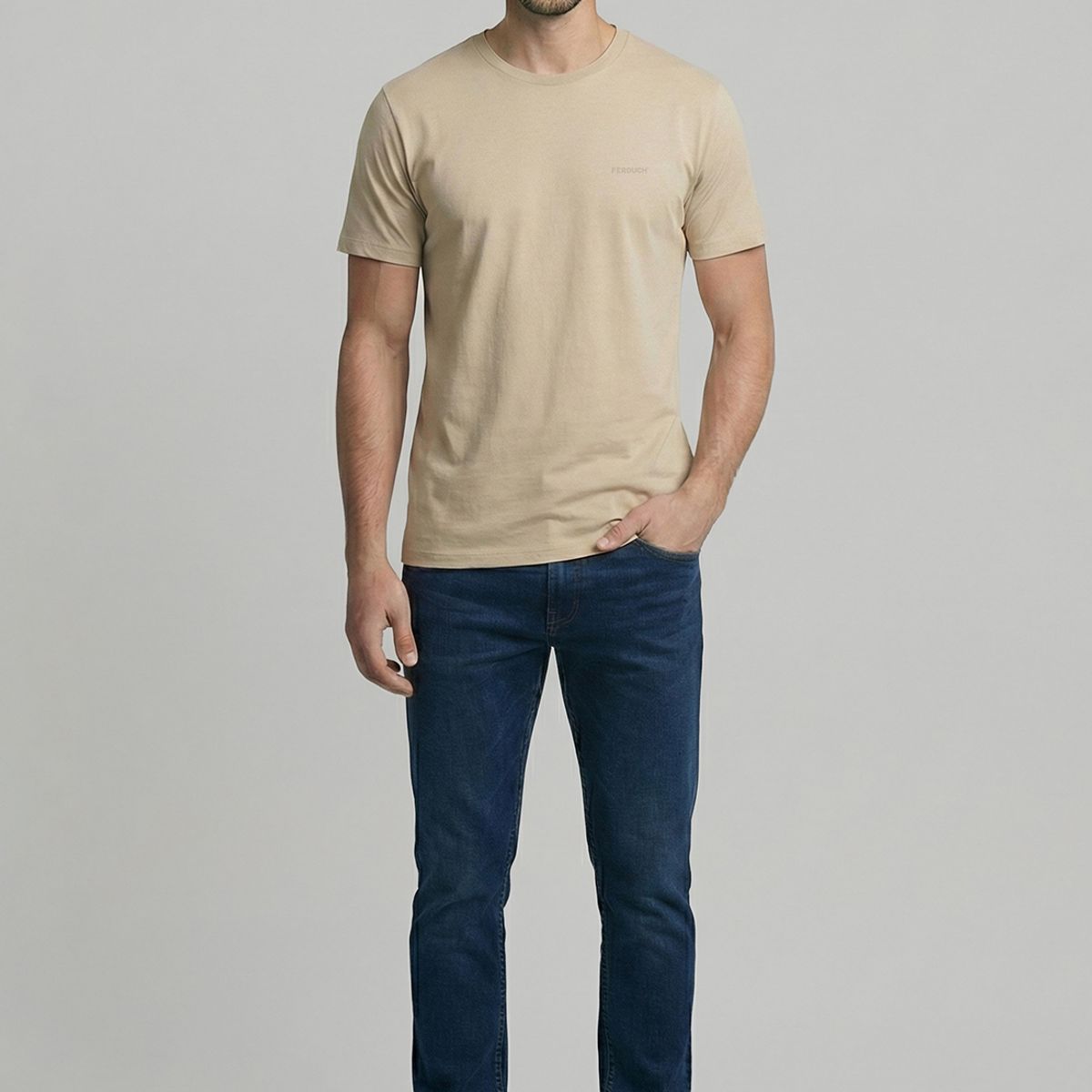 FEROUCH - Polera Chicago Lt Grey Ferouch