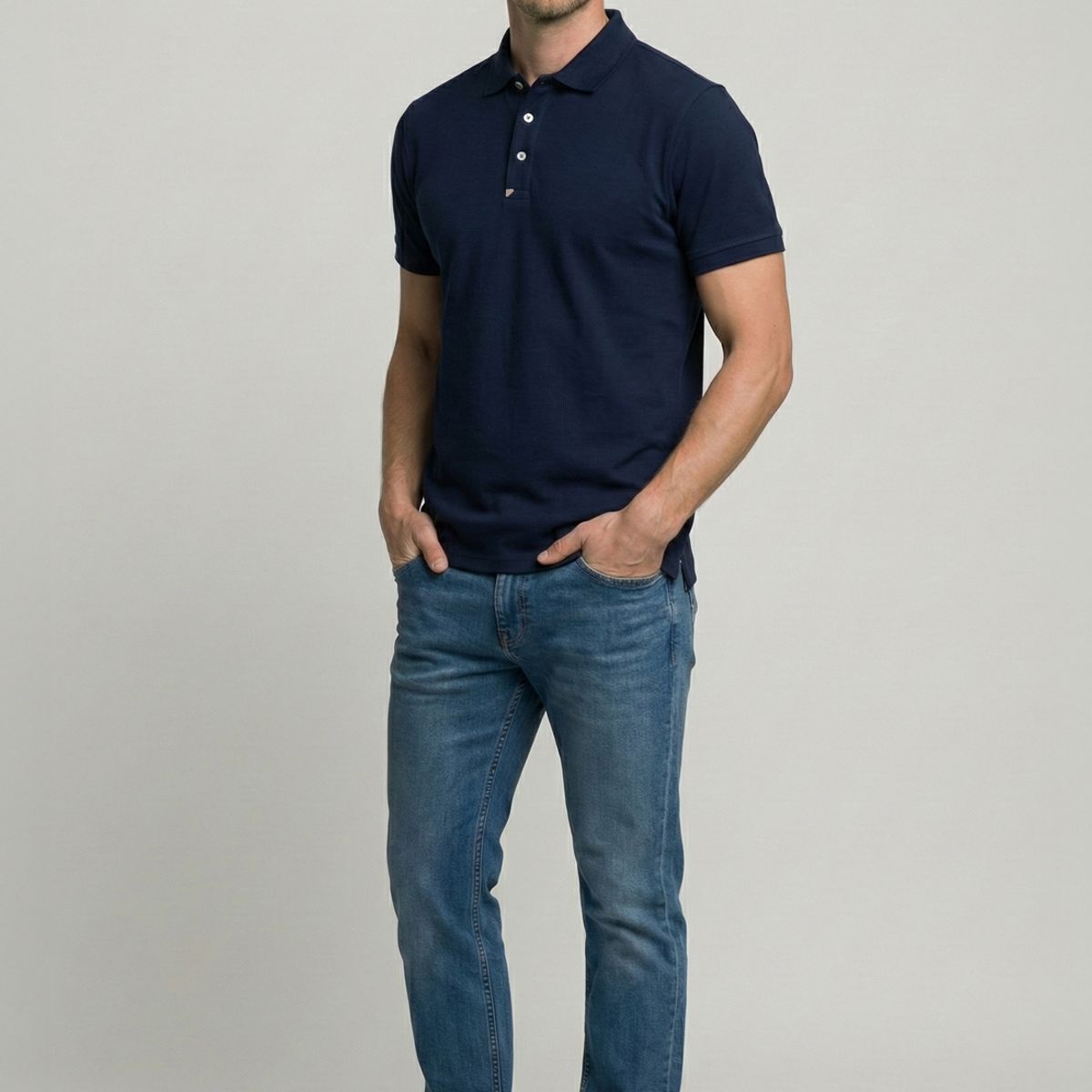 NEW MAN - Polo Nantes Blue New Man