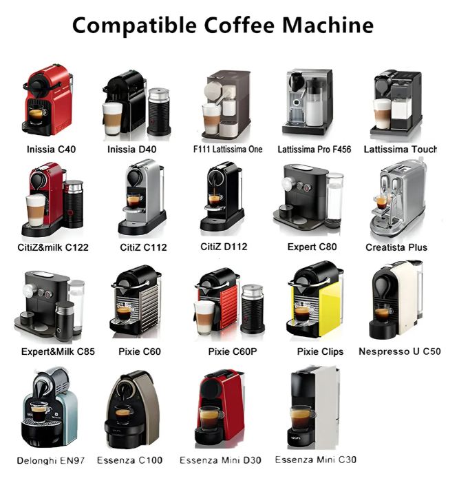 GENERICO Pack Kit 3 Capsulas Reutilizables Para Cafetera Nespresso