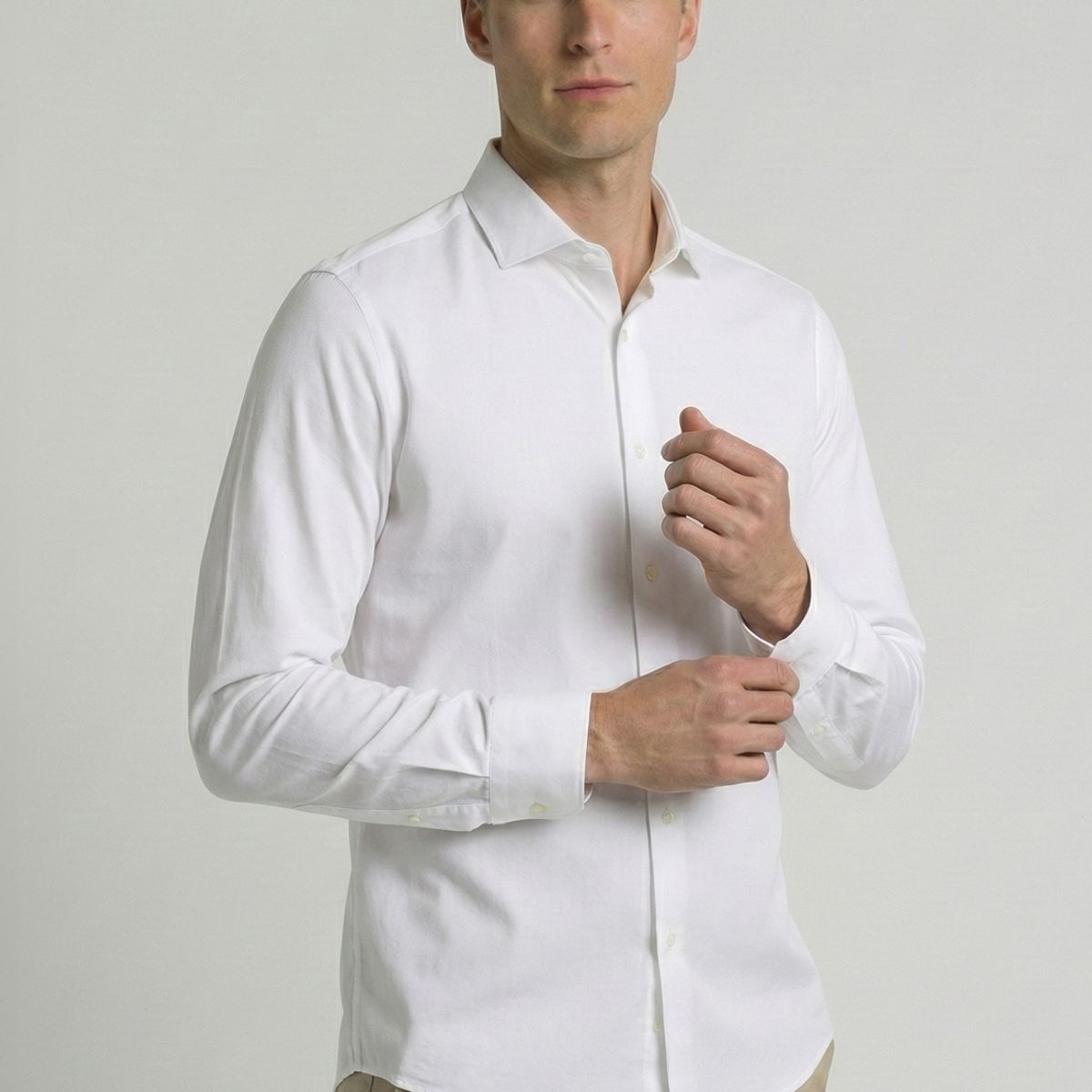 NEW MAN - Camisa Praga White New Man