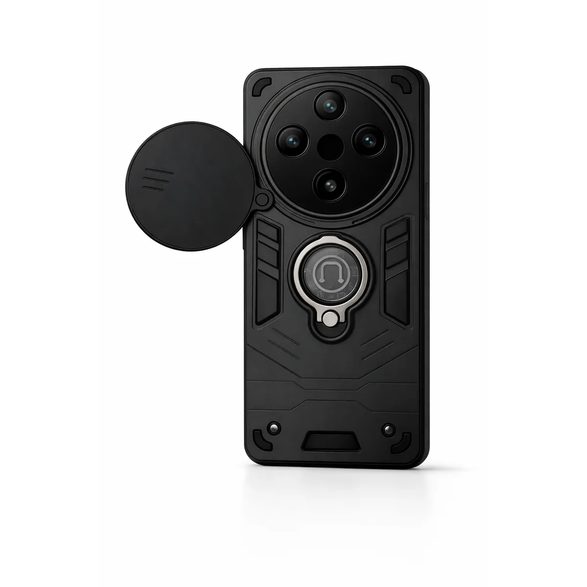 GENERICO - CARCASA PARA HONOR MAGIC 6 LITE ANILLO CUBRE CAMARA COLOR NEGRO