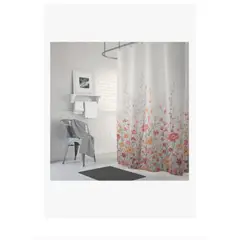 GENERICO - Cortina De Baño 180x180- Marca Palermo Color Primavera