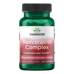SWANSON - SWU248 Resveratrol Complex 180 mg 60 Caps