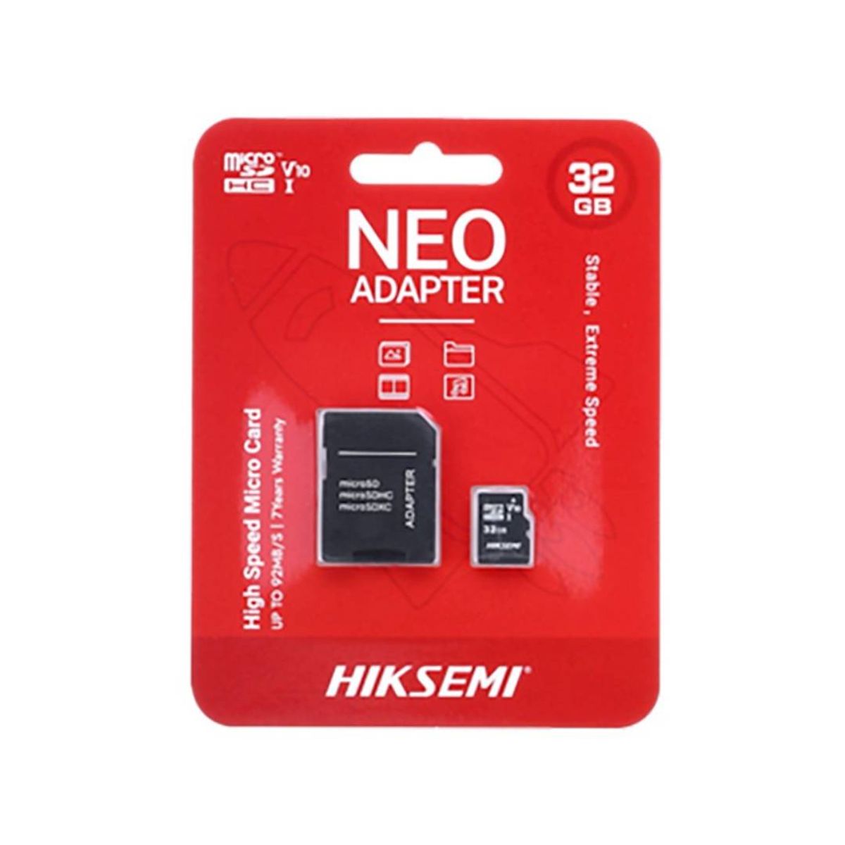 HIKVISION - Tarjeta microSD Hikvision Hiksemi C1 NEO 32 GB UHS-I