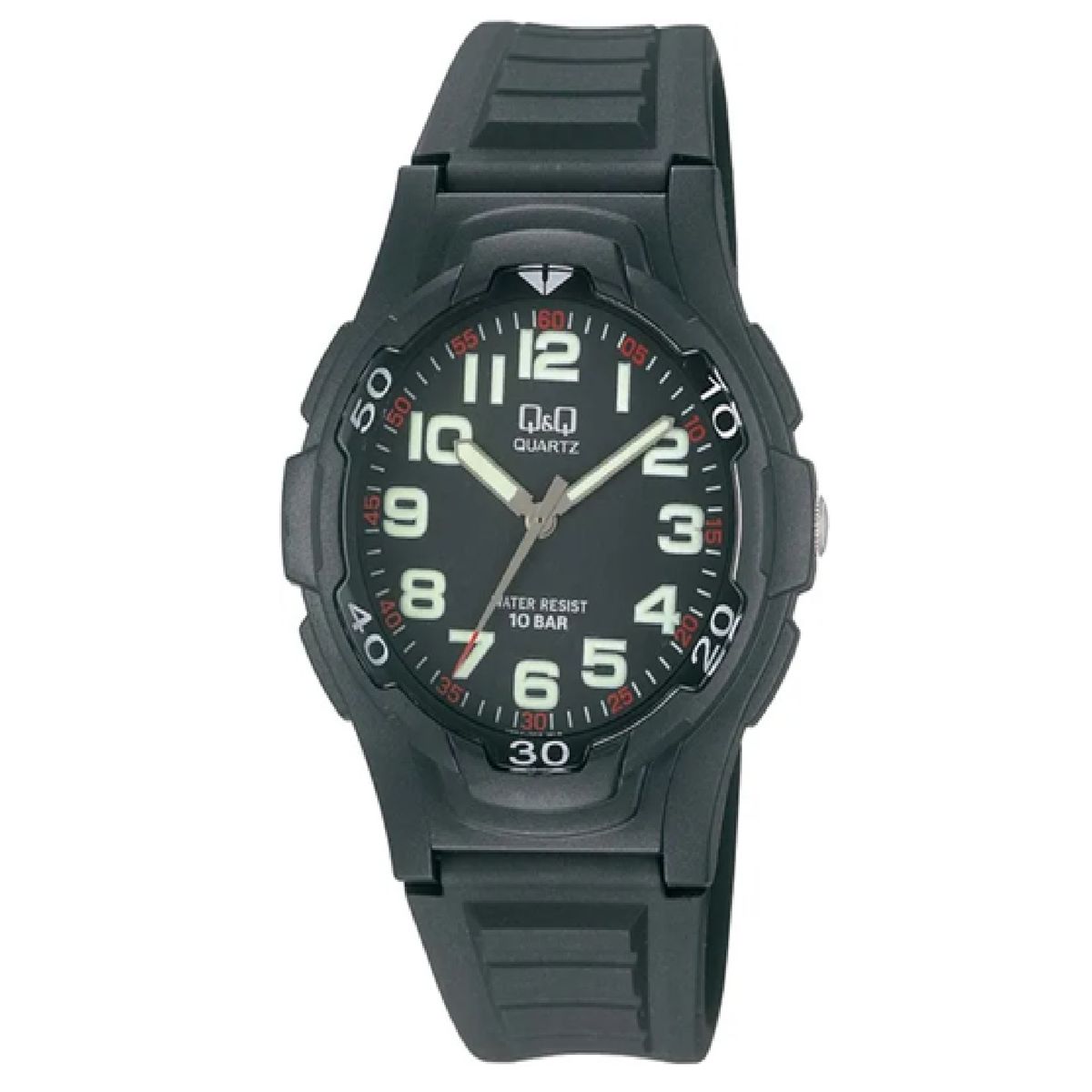 Q&Q - Reloj VP84J002Y Hombre Análogo Negro
