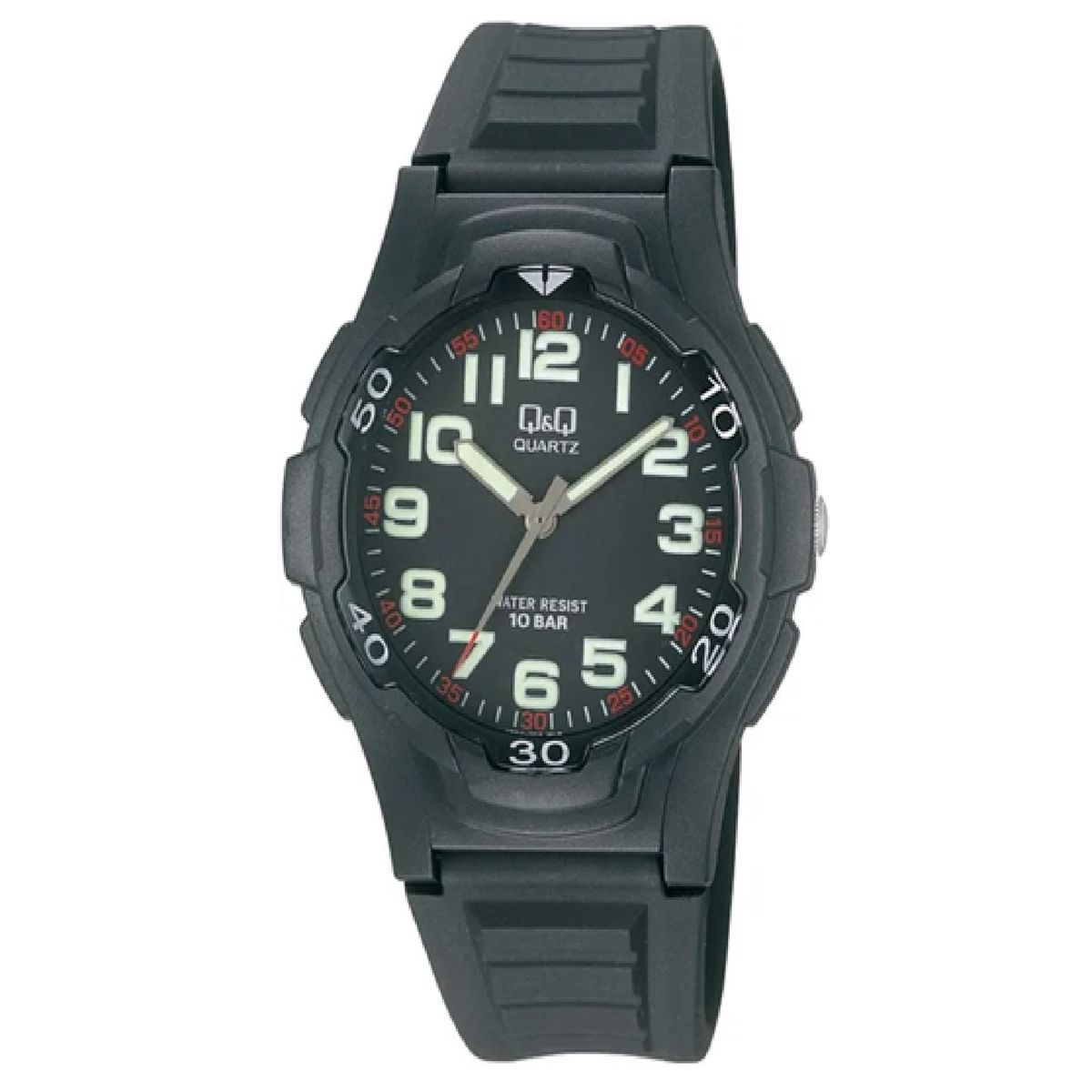 Q&Q - Reloj VP84J002Y Hombre Análogo Negro