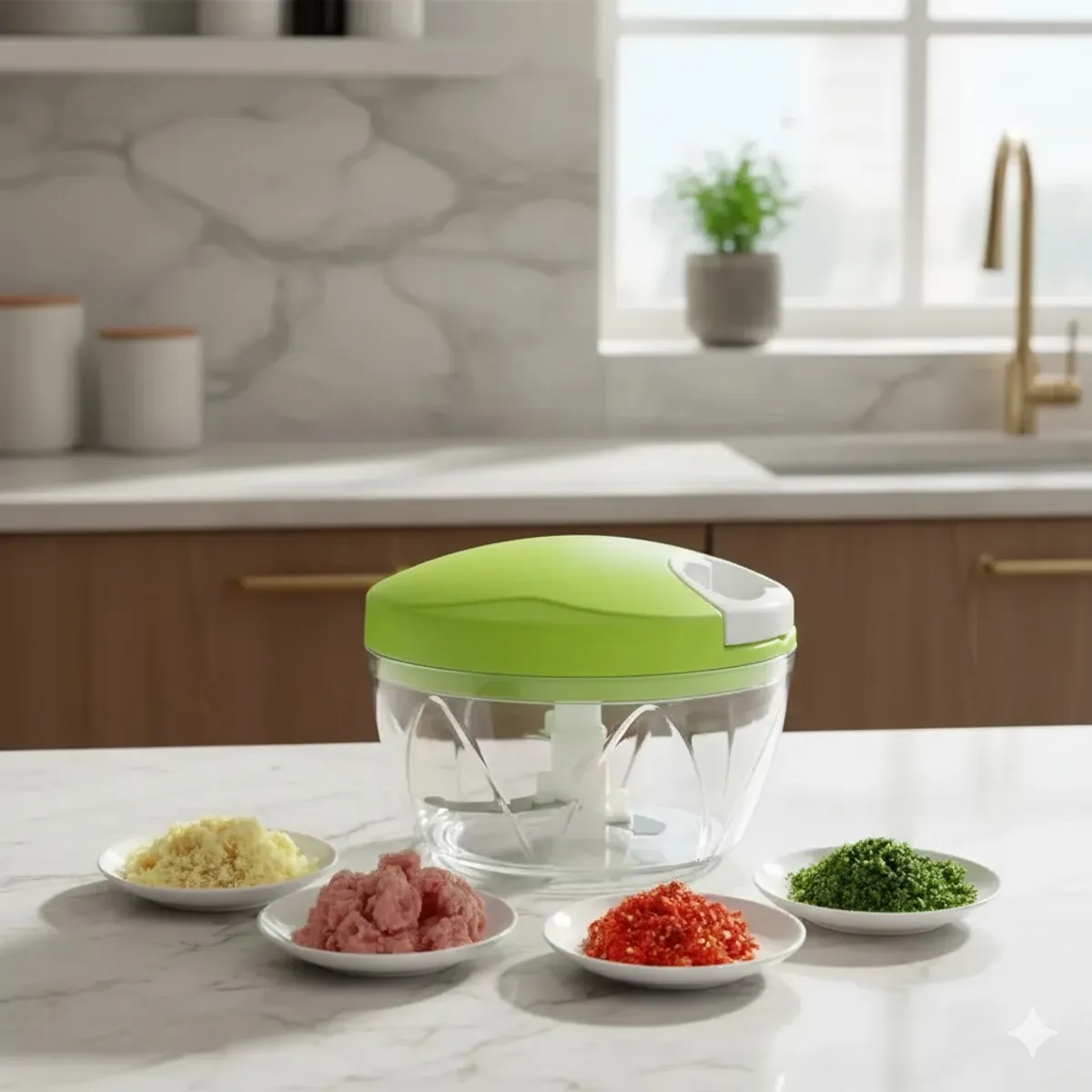 GENERICO - Picador De Verduras Picadora Cebolla Picadora Manual Vegetal